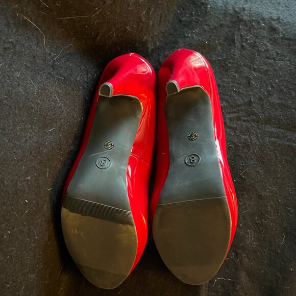*Like New* Worthington Ruby Red Patent Leather Size 8 - Picture 4 of 7
